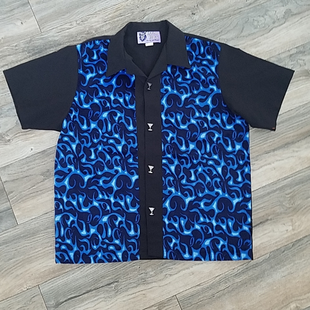 Casino Wear Retro Rockabilly Shirt XL